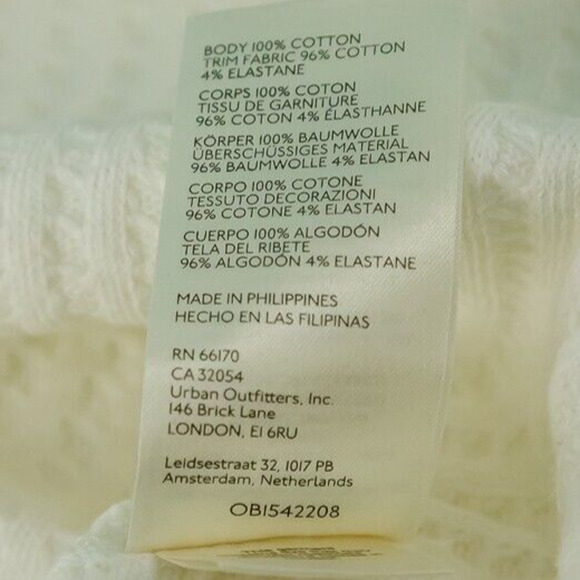 Free People Size Small S Ivory Bone Raymond Thermal Waffle Collar Oversize Top - Picture 6 of 7